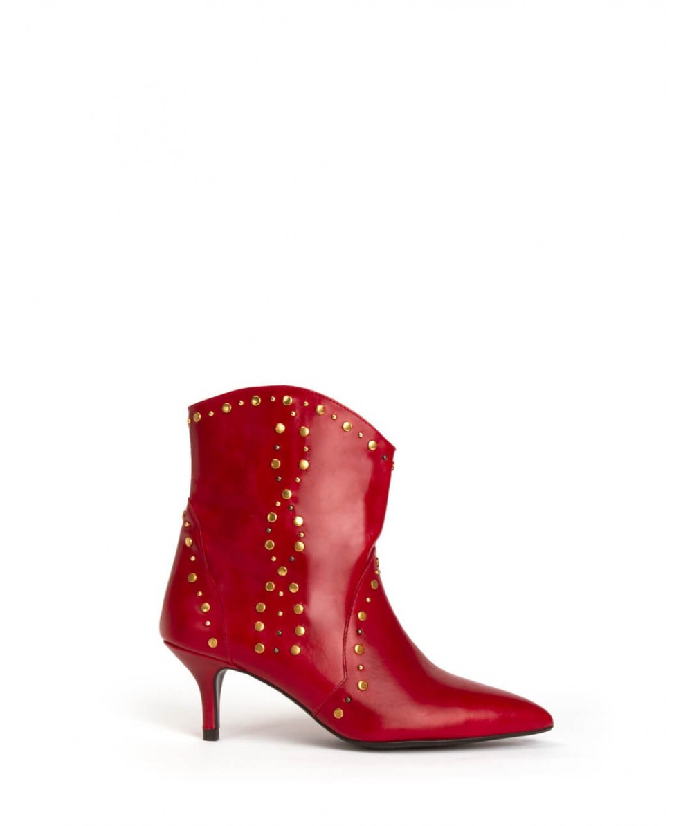 Kylie Red Ankle Boot